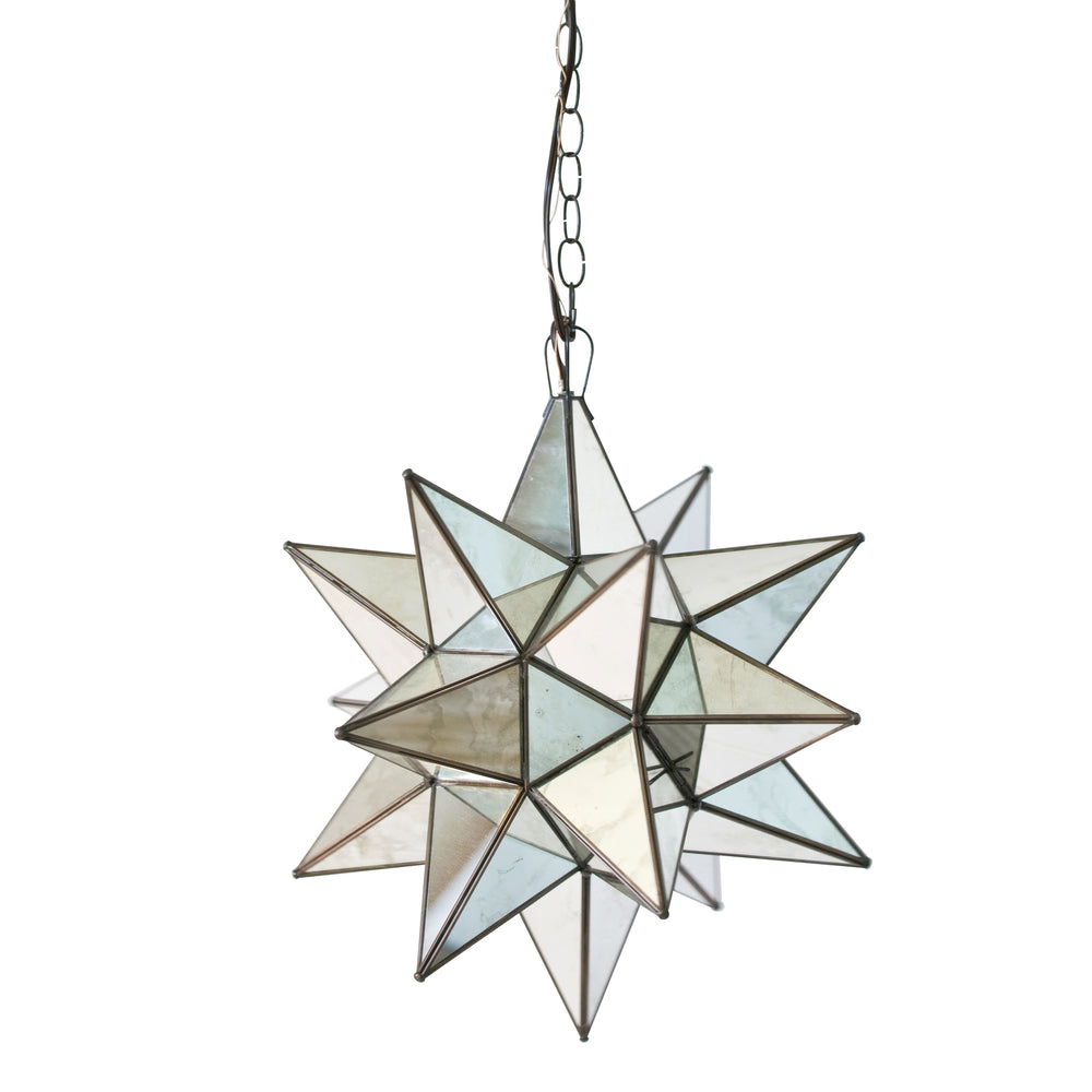 XL ANT MIR STAR CHANDELIER