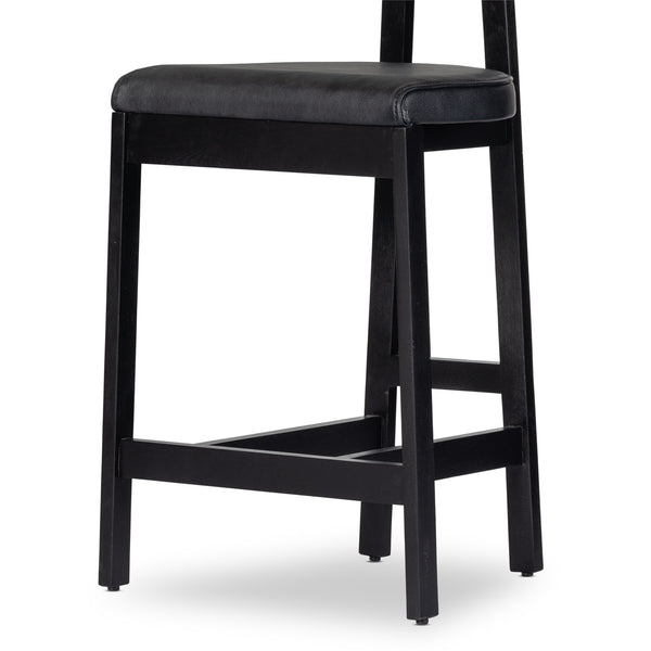 Tex Stool In Black Rosa Morada
