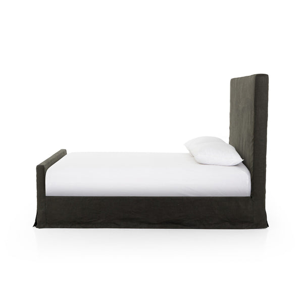 Daphne Slipcover Queen Bed - Brussels Pine