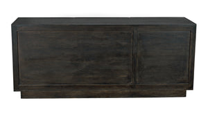 Tyson Sideboard in Ebony and Washed Walnut Finish
