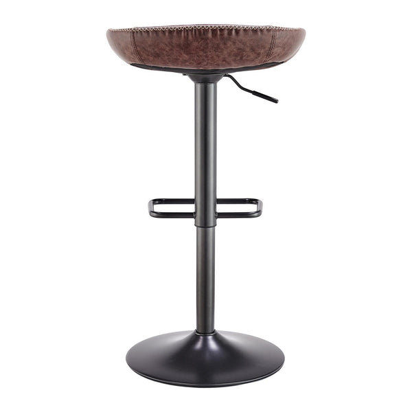 Rogue Gaslift Bar Stool In Vintage Coffee Brown