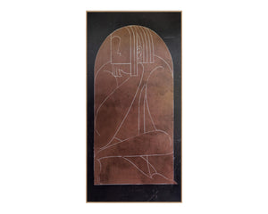 TWO STORIES (SET OF 2) - 36" X 72" - NATURAL FLOATER FRAME