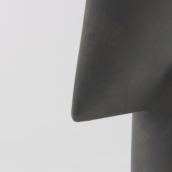 Rylee 13.0H Dark Brown Ceramic Vase