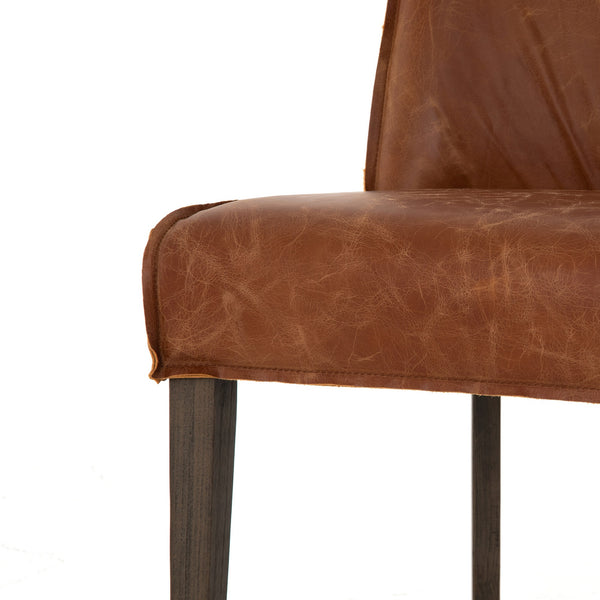 Aria Dining Chair In Sienna Chestnut