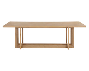 DISERA DINING TABLE - NATURAL - 96"