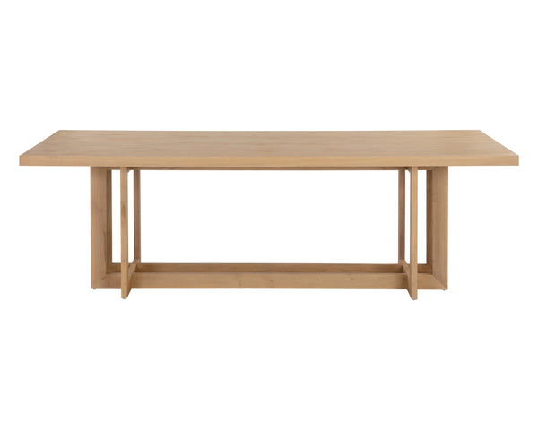 DISERA DINING TABLE - NATURAL - 96"