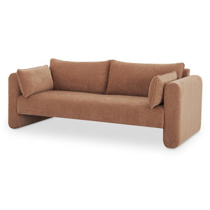 Moore Sofa in Heritage Pink Linen Texture