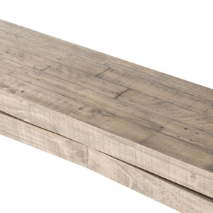 Matthes Large Console Table - Weathered Wheat