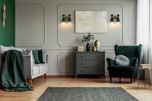 Soriano 2 Light Wall Sconce in Matte Black + Heritage Brass Finish