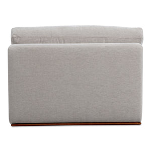 Rue Slipper Chair in Flecked Grey