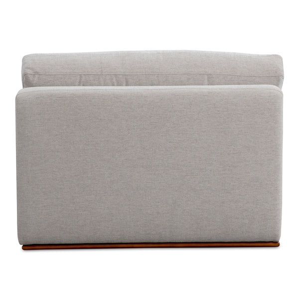 Rue Slipper Chair in Flecked Grey