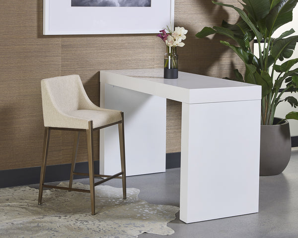 DIONNE COUNTER STOOL - MONUMENT OATMEAL
