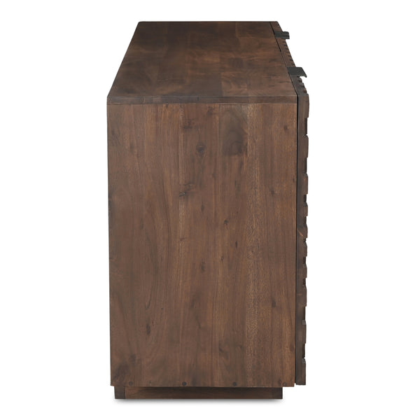 Moe's Easton Sideboard Brown with Textured Design