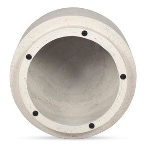 Moe's Cosmo Outdoor Accent Table in Off White