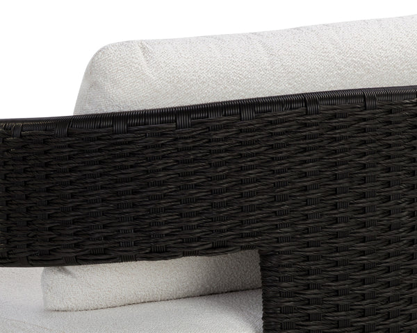 PYLOS LOUNGE CHAIR - BLACK - LOUIS CREAM