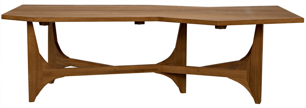 Fenton Coffee Table, Gold Teak