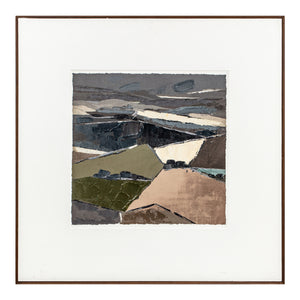 Moe's Vale Framed Painting in Multicolor