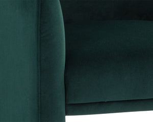 JAIME LOUNGE CHAIR - MEG DARK EMERALD
