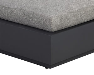 TAVIRA LOUNGER - CHARCOAL - LANIKAI SALT AND PEPPER