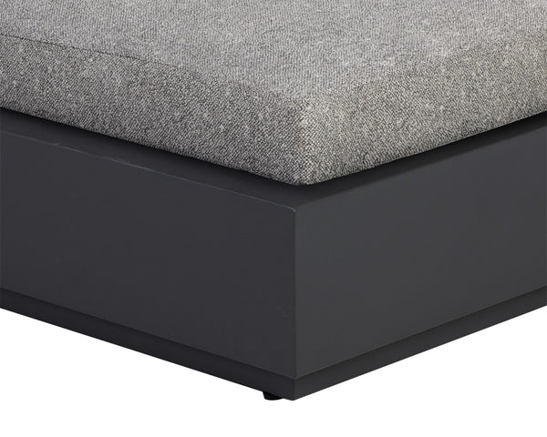 TAVIRA LOUNGER - CHARCOAL - LANIKAI SALT AND PEPPER