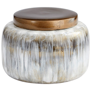 Spirit Drip Vase In Olive Glaze