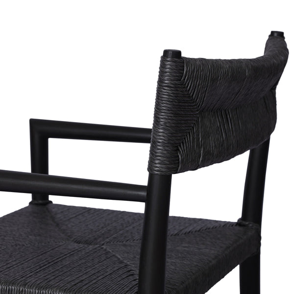 Lomas Outdoor Dining Armchair - Vintage Coal