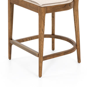 Britt Stool In Savile Flax In Counter