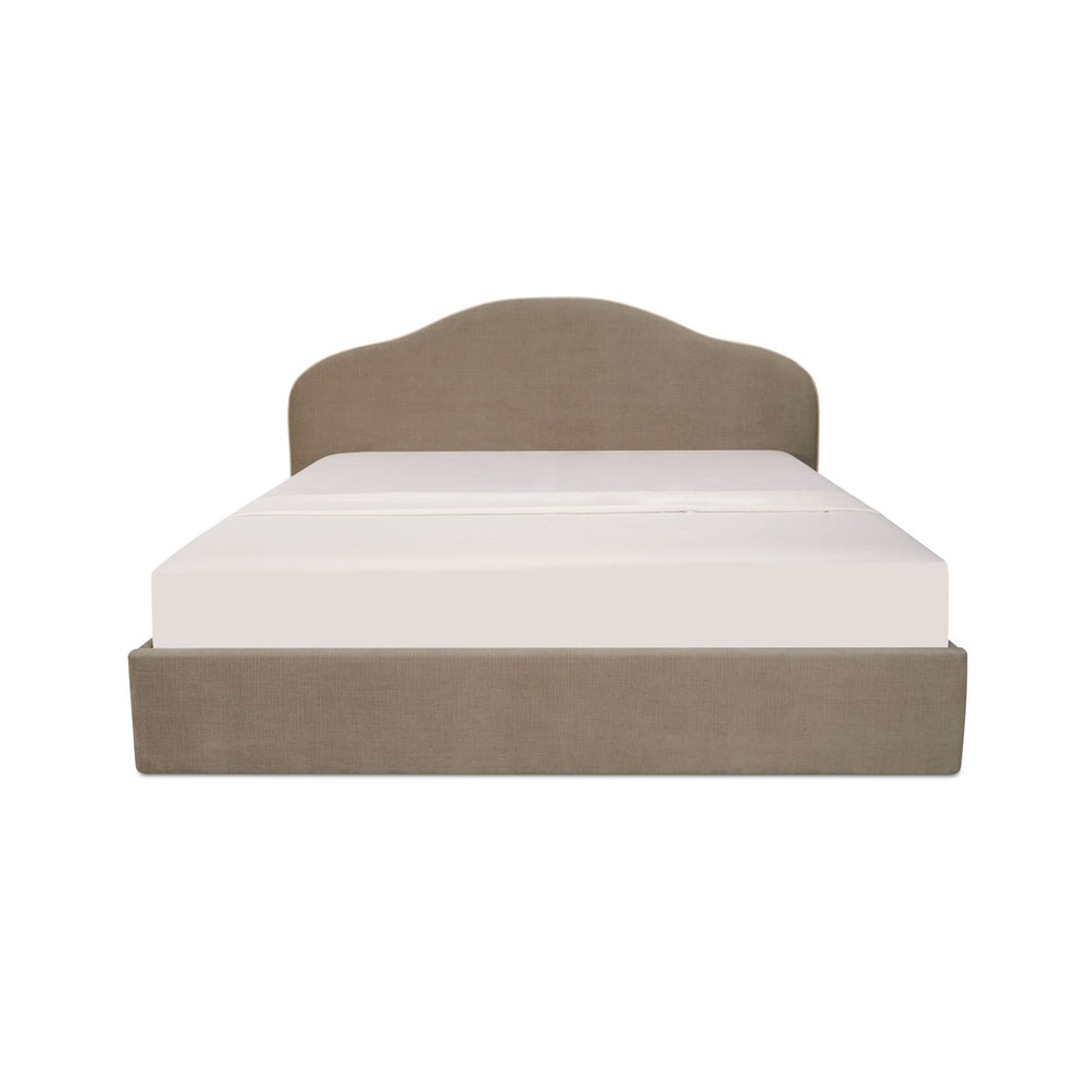 Moe's Maggie King Storage Bed in Taupe