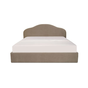 Moe's Maggie King Storage Bed in Taupe