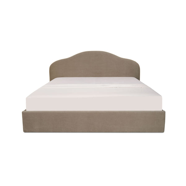 Moe's Maggie King Storage Bed in Taupe