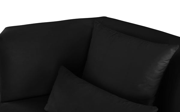 Dianna Sofa In Black Velvet