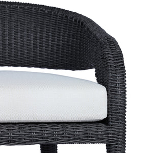 Hawkins Outdoor Dining Chair in Vintage Coal