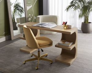 BERGET OFFICE CHAIR - GOLD SKY