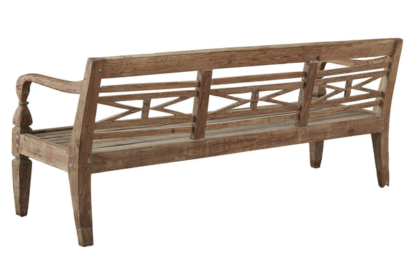 Antique Plantation Grown Teak Bench