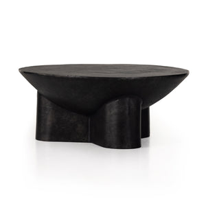 Sante 36" Coffee Table In Raw Black
