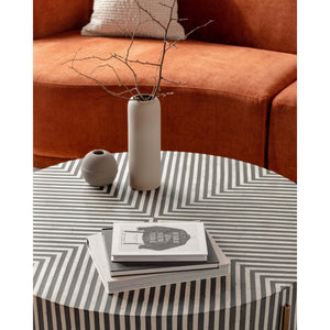 Moe's Chameau Large Coffee Table in Black/White