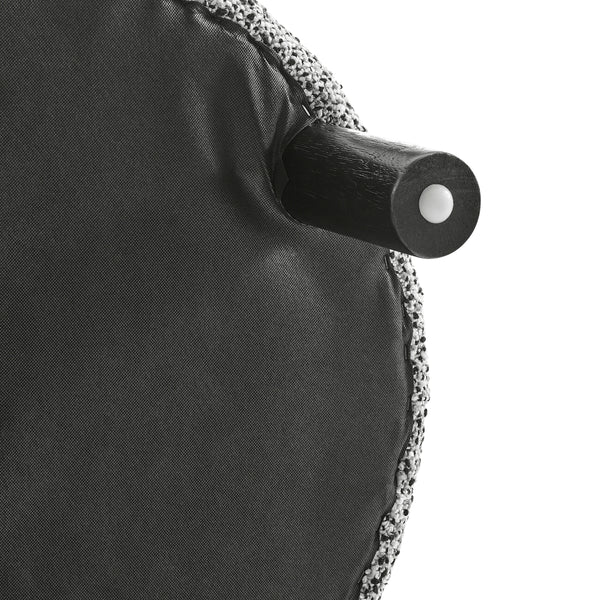 Esther Boucle Accent Chair, Speckled White 