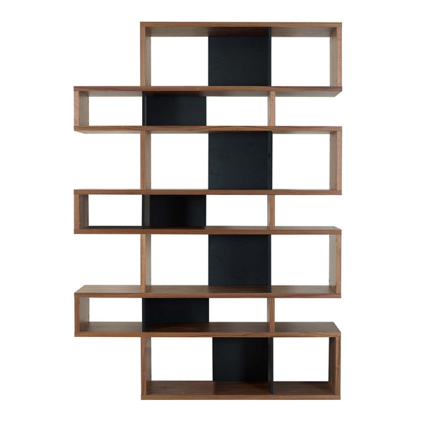 London Composition Large Bookshelf Brown/Black