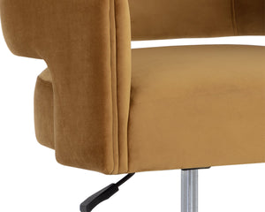 CLAREN OFFICE CHAIR - GOLD SKY