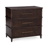 Westlake Solid Wood 3-Drawer Chest - Kona Brown
