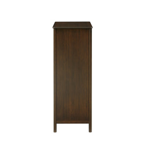 Weston Five Drawer Chest, Black Walnut