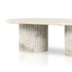 Oranda Coffee Table in Polished White