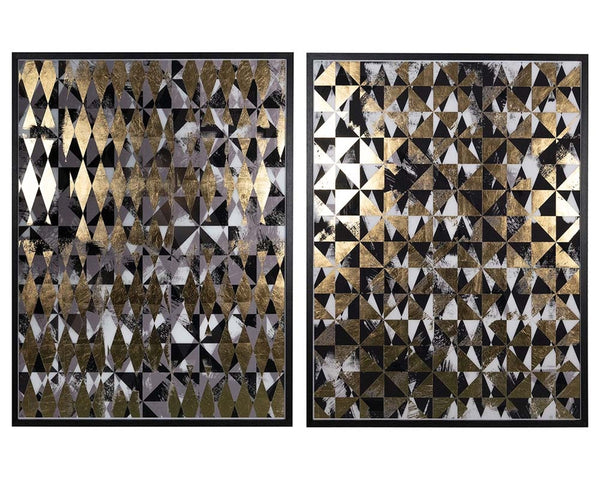 OVERPRINT (SET OF 2) - 38" X 48" - BLACK FRAME