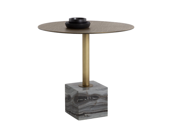 KATA BISTRO TABLE - GREY MARBLE - 32"
