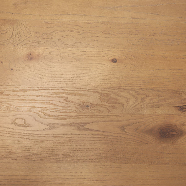 Suvan 72L Light Brown Rectangular Oak Wood Dining Table