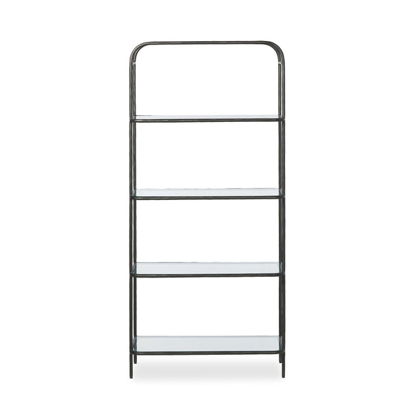 Swinton Bookcase - Hammered Gunmetal