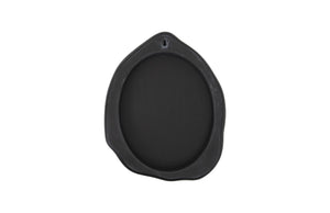 Geode Mirror, Black And Silver, Matte