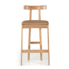 Tex Bar + Counter Stool - Natural Leather