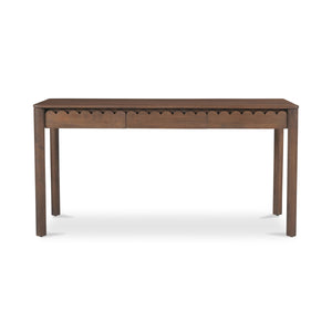 Moe's Wiley Desk with Scalloped Edges in Brown