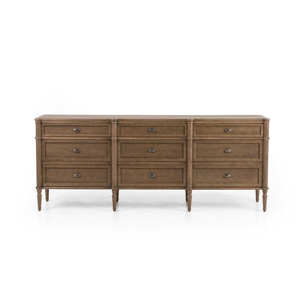 Toulouse 9 Drawer Dresser In Toasted Oak